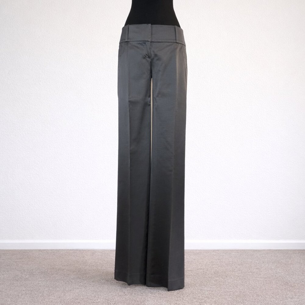 Bebe Dress Sateen Grey Pants, SIZE 6